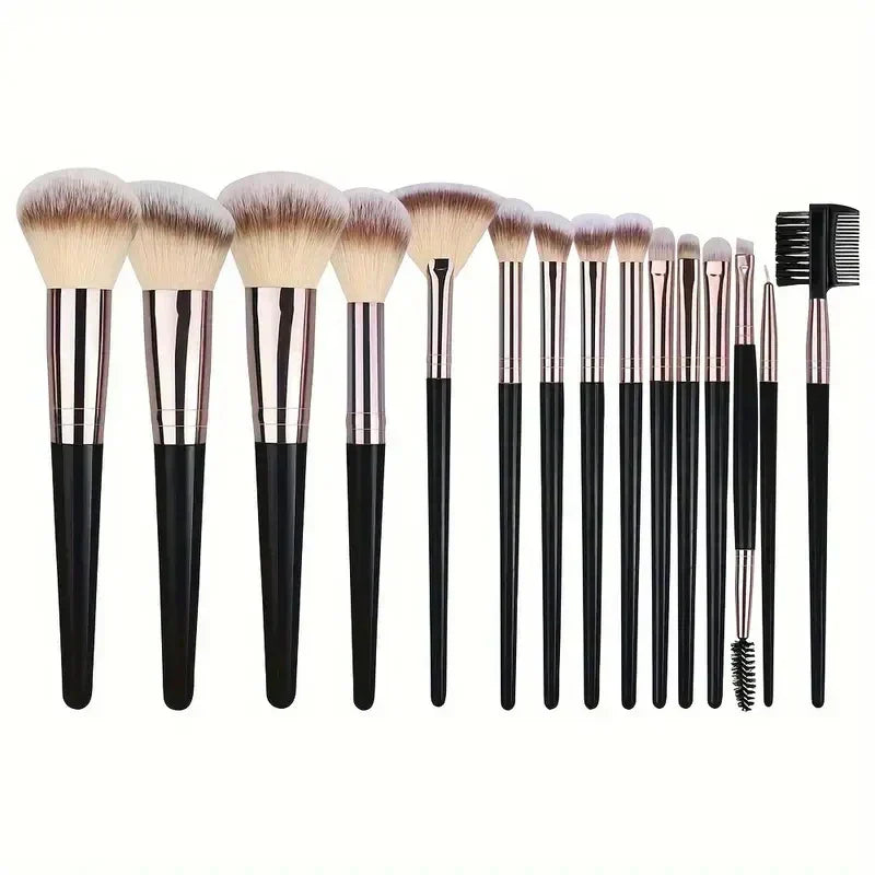 10-20PCS Makeup Brush Set Foundation Concealer Powder Eyeshadow Blush Brush Kabuki Blending Cosmetic Beauty Tool for Face